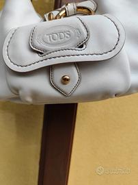 borsa tod's pelle bianca