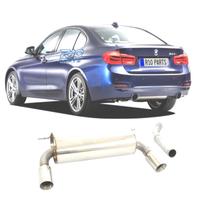 SCARICO SPORTIVO BMW F30 316 320 325 LOOK M DOPPIA