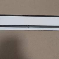 porta asciugamani di 50 cm in acciaio nero