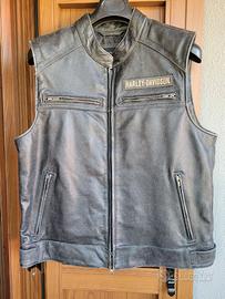 Gilet Pelle Harley-Davidson  Nuovo taglia L