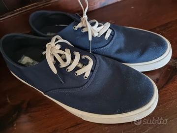 Scarpe da barca uomo tg 43 Sperry in tessuto Blu. 