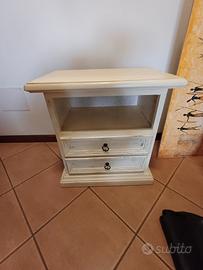 Comodino shabby chic vintage