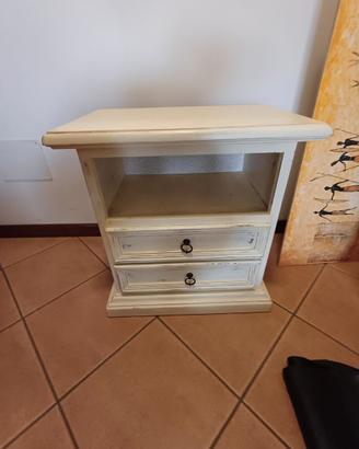 Comodino shabby chic vintage
