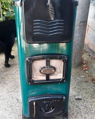 Stufa a legna vintage Sideros