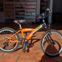 Bicicletta per bambini arancione