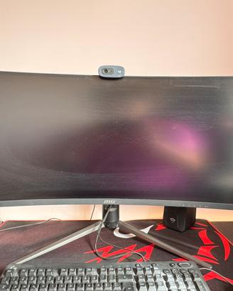 Monitor msi 34 curvo+Logitech G213+Mouse Msi+casse