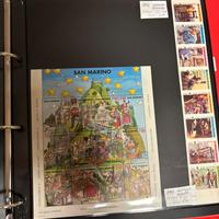 Album raccolta foglietti San Marino