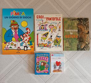 Pacco 5 libri per bambini e ragazzi 