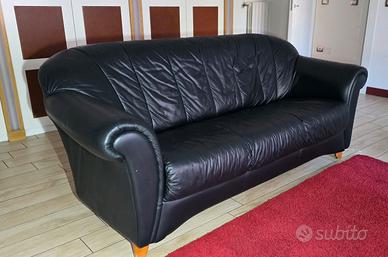 Divano in pelle 3 posti