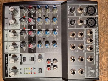 cassa amplificata e mixer 