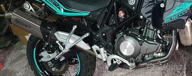 Scarico completo Benelli trk 502 x 