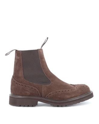 Nuove TRICKER'S HENRY 10/44 Coffee REPELLO Suede