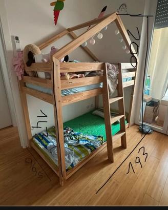 Letto a castello montessoriano