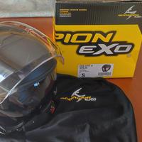 casco nero scorpion "exo-city II solid" taglia s