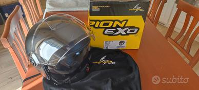 casco nero scorpion "exo-city II solid" taglia s