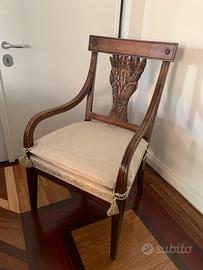 Sedia capotavola classica