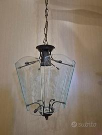 Lampadario in vetro