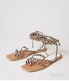 Sandali intrecciati TWINSET Nuovi n.3