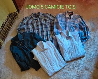 Camicie uomo tg.S  vari modelli 