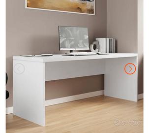 Scrivania ufficio bianca 165x80