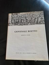 Libro vintage  Giovenale Boetto architetto 