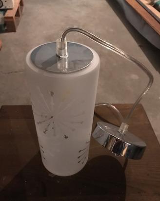 lampadario tubolare satinato