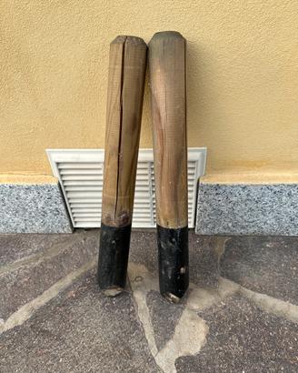 Paletti in legno per recinzione 9 pz