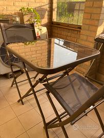 Set Tavolo con 2 sedie esterno