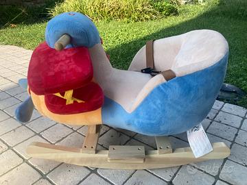 Dondolo peluche con suoneria Homcom