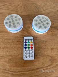 LED piscina multicolore con telecomando