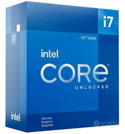 Intel Core i7-12700KF 5,0 GHz sbloccato