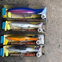 Artificiali pesca rapture popper stock 4 pz