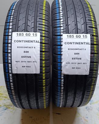 2 GOMME 185 60 15 CONTINENTAL RIF4593