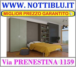 Letto a Scomparsa FOX 1p&1/2 MATERASSO OMAGGIO