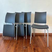Set 4 sedie pieghevoli design CASSINA