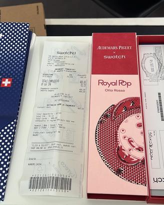 AP x swatch royal pop