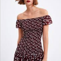 ZARA vestito the rose dress - floral dress - NUOVO