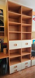 Libreria / Mobile scaffale con cassetti 