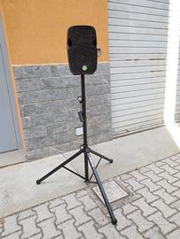 CASSA ATTIVA AMPLIFICATA 200W CON TREPIEDE STATIVO