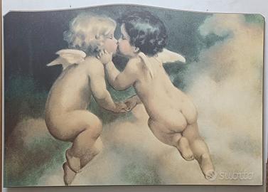 Putti - Stampa su legno