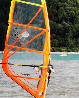 Windsurf Fanatic Shark + Vela Simmer  + boma techn