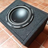 Subwoofer auto JL Audio 10'' 25cm 10W6v2 in cassa