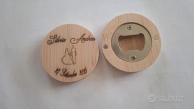 Bomboniera rotonda apribottiglie