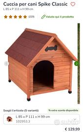 Cuccia-casetta per cani taglia media\grande