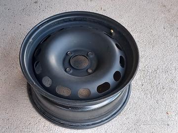 4 cerchi in ferro Citroen Peugeot 6,5x15" 4 fori