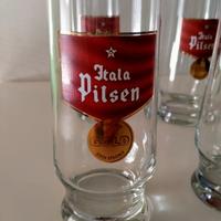 set bicchieri Itala Pilsen Gold