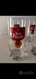 set bicchieri Itala Pilsen Gold