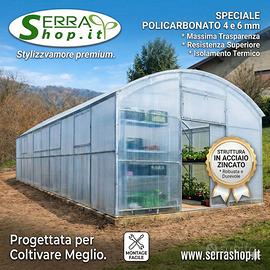 Serra policarbonato box casetta orto giardino