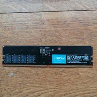 DDR5 ram Crucial 16GB 5600Mhz