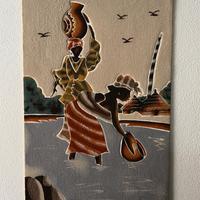 Quadro in sabbia di Papa Mbaye - Arte Senegalese (
